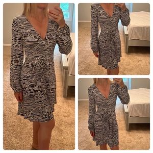 H&M animal print  dress
